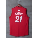 Camiseta Navidad 2016 Philadelphia 76ers Embiid