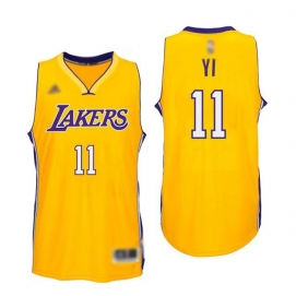 Camiseta Los Angeles Lakers Yi 1ª Equipación