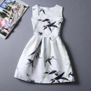 Summer-Autuml Print Dress