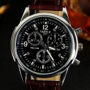 Leather Watch - Brown