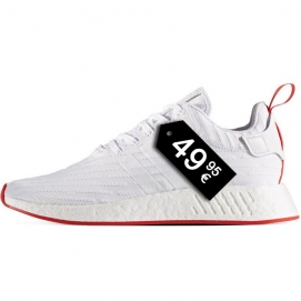 AD NMD R1 White and Red