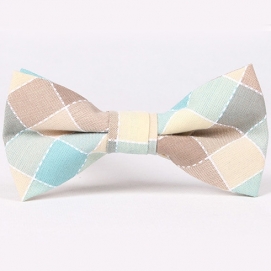 Tartan Pastel Bow Tie