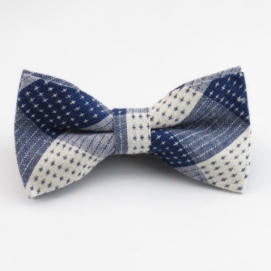 Tartan Bow Tie - Navy