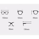 BARCUR Polarized Sunglasses - Shiny Black (Blue Lenses)