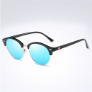 Gafas de Sol Polarizadas BARCUR - Negro (Lentes Azules)