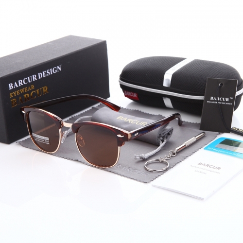 BARCUR Polarized Sunglasses - Brown