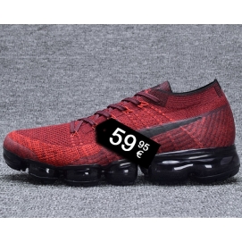 NK Air Vapormax Flyknit 2018 Black and Red