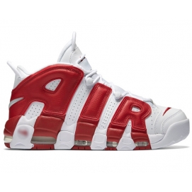 NK Air max More Uptempo White and Red