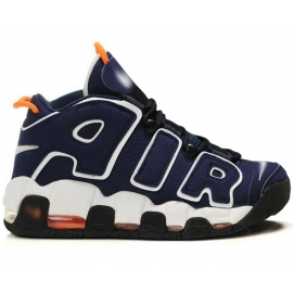 NK Air Max More Uptempo Navy and Orange