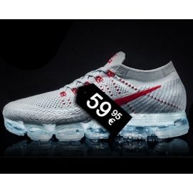 NK Air Vapormax Flyknit 2018 White and Red