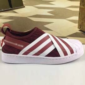 AD Superstar Slip On White Mountaineering Red