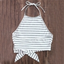 Striped Top With Knot