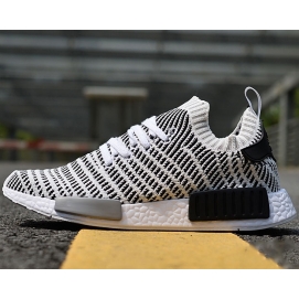 AD NMD Flyknit Black and White