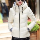 Hooded Down Jacket - Ivory