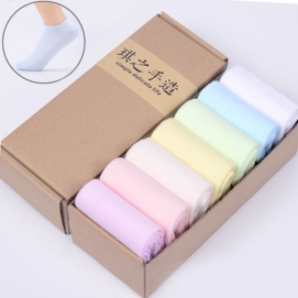 Pack of 7 Pairs of Socks for women (Pastel colours)