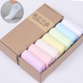 Pack of 7 Pairs of Socks for women (Pastel colours)