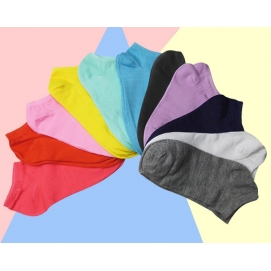 Pack 10 Pares de Calcetines tobilleros para mujer (Color a elegir)