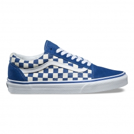 VNS Old Skool Primary Check Blue