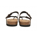 Brknstock Mayari Sandals (Two buckles) - Dark Brown