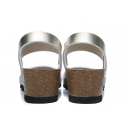 Brknstock Ohio Sandals - Warm Silver