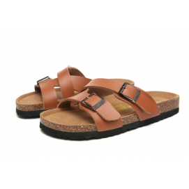 Brknstock Yao Sandals - Light Brown