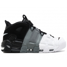 NK Air More Uptempo Black, Grey and White