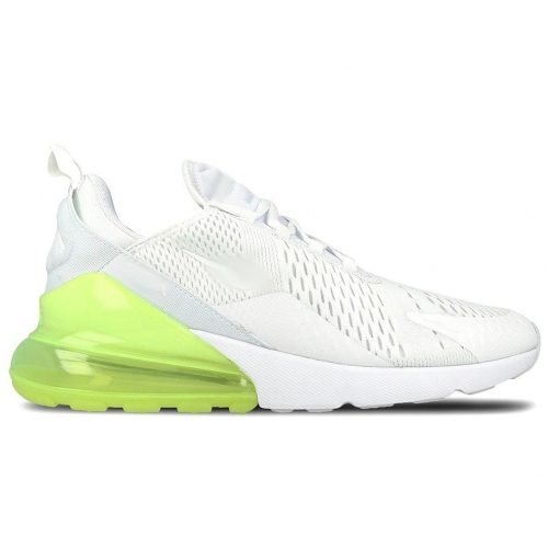 NK Air max 270 White and Fluorescent Yellow