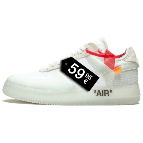 Zapatillas NK Air Force 1 "Off White" (Bajas)