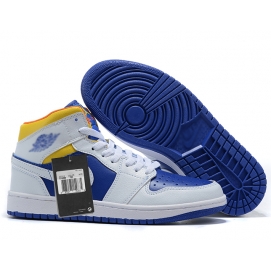 Zapatillas NK Air Jordan 1 Azul & Blancas