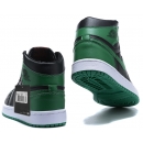 Zapatillas NK Air Jordan 1 Negras & Verdes