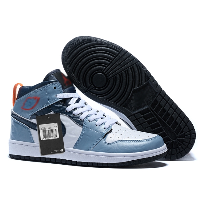 Sistemáticamente Autor tapa Zapatillas NK Air Jordan 1 Azules & Celestes