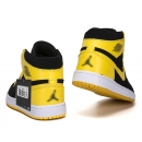 Zapatillas NK Air Jordan 1 Negras & Amarillas