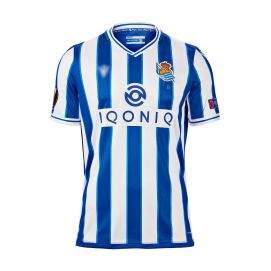 Camiseta Mcron Real Sociedad 1ª Equipación Hombre 2020-2021