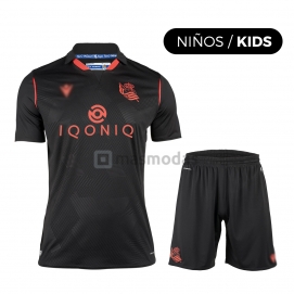 Camiseta Mcron Real Sociedad 2ª Equipación Niños 2020-2021