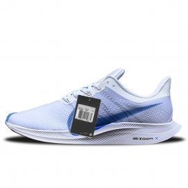 NK ZoomX White & Blue