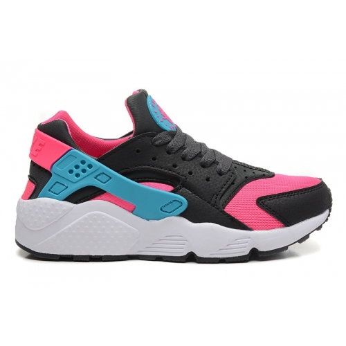 black pink and blue huaraches